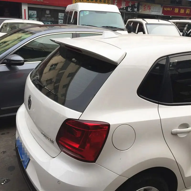 Per Vw Polo Spoiler Abs Materiale Auto Ala Posteriore Primer Colore Vw Polo Spoiler Posteriore Per Volkswagen New Polo Spoiler 2011-2015
