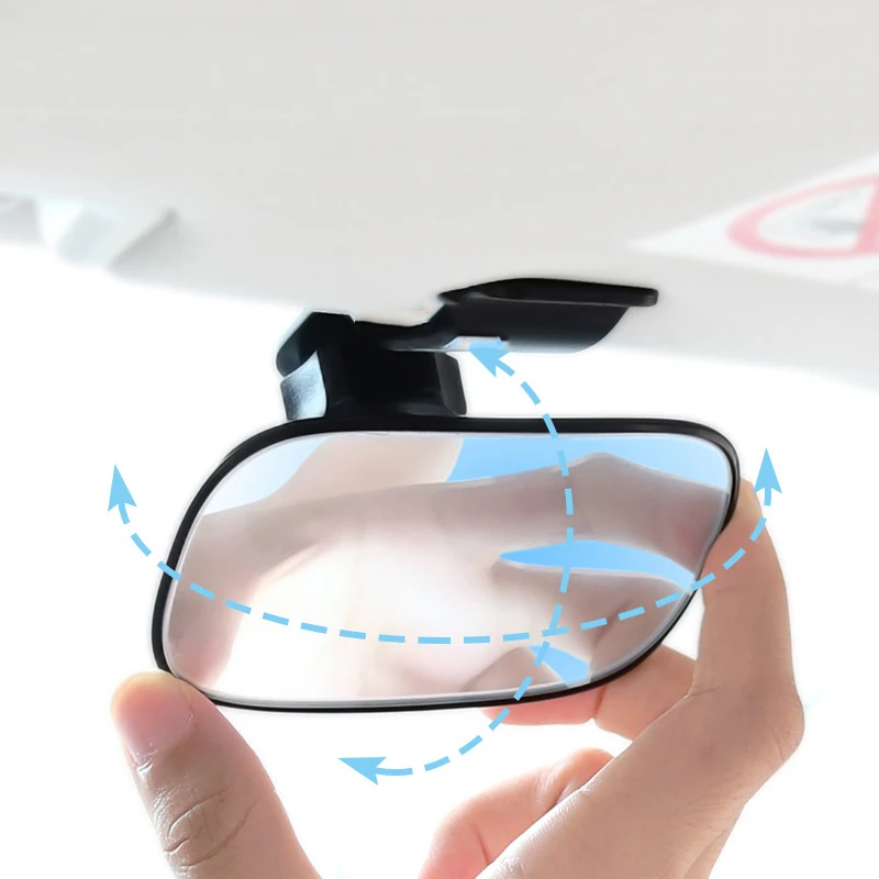 자동차 뒷좌석 베이비 키즈 뷰 미러, 범용 미니 안전 모니터, 조정 가능한 360 회전, 2 in 1 자동차 장식, 자동차 액세서리