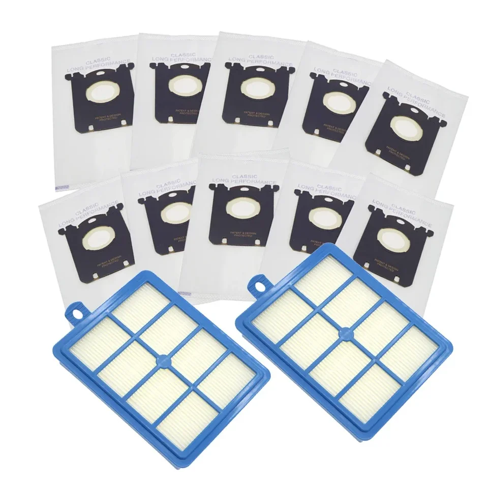 10 Sacchetti per aspirapolvere adatti per Electrolux E201S, E201SM, Standard Bag – per Philips FC8021/03, per AEG, Tornado, Progress, Zanussi, per Handy Bag PH86 | Sacchetti multistrato