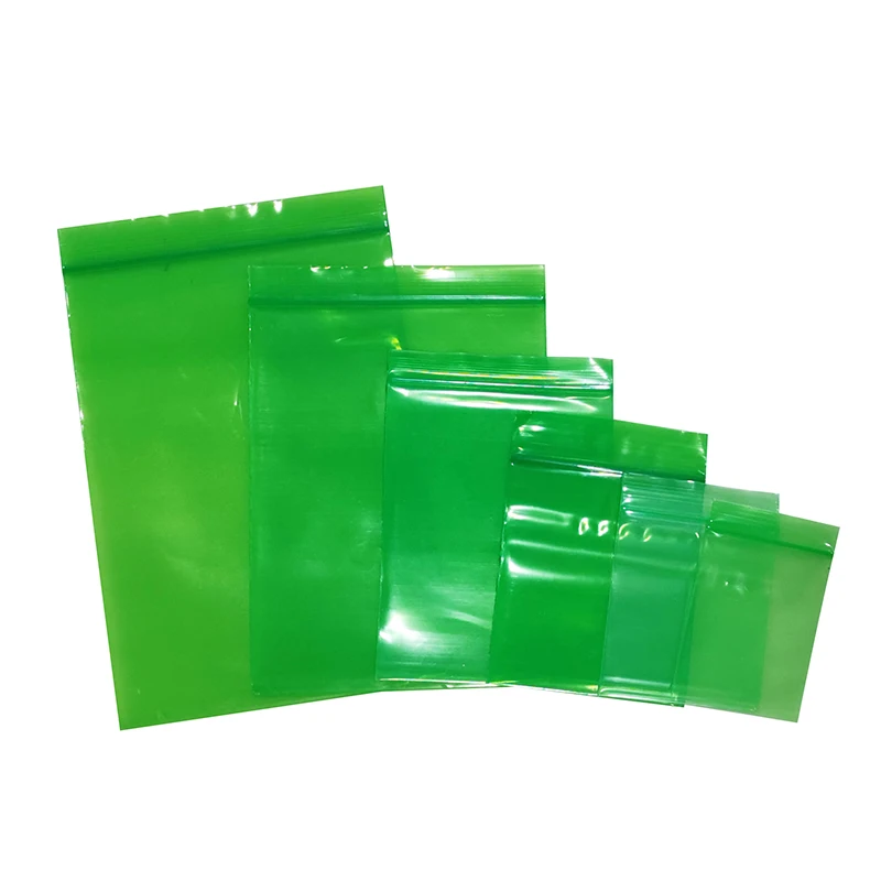 Reclosable Small Gift Packaging Bags for Cookies Jewelry, Reusable Plastic Zip Lock Pouches, Mini PE Ziplock Bag, 100Pcs 3