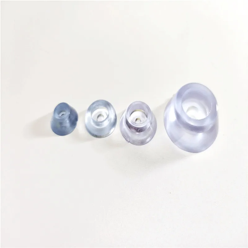 Clear Round Rubber Foot Pad diameter 15mm 17mm 19mm 27mm for Table Chair Non-slip 12PCS to 100PCS chair leg pads