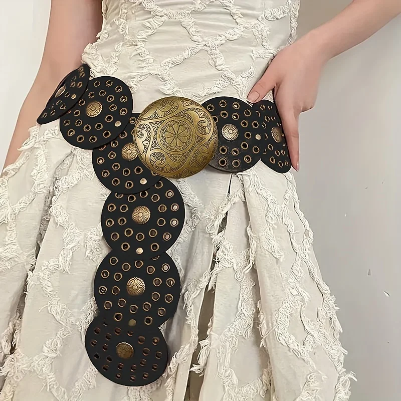 Vintage circles belt