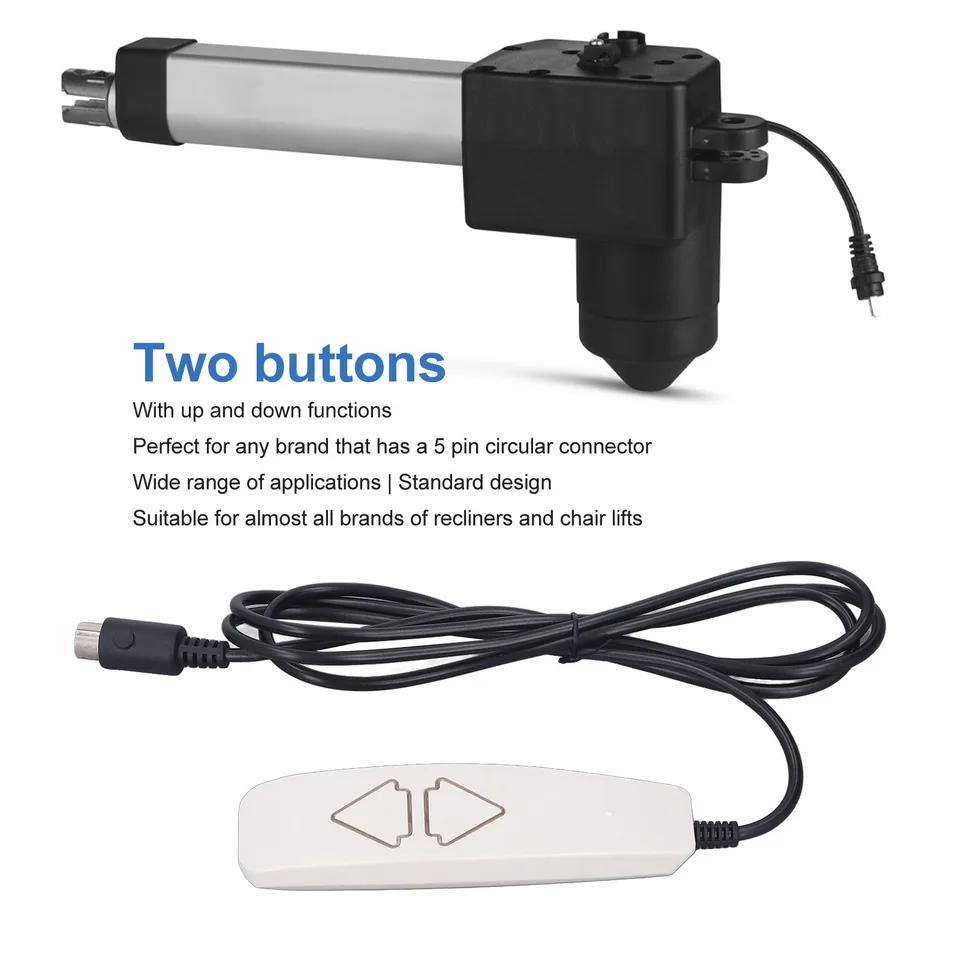 Parti di ricambio per poltrona reclinabile elettrica, telecomando per divano elettrico, 5 pin 2 pulsanti USB tipo C telecomando per poltrona reclinabi | Leroy Merlin