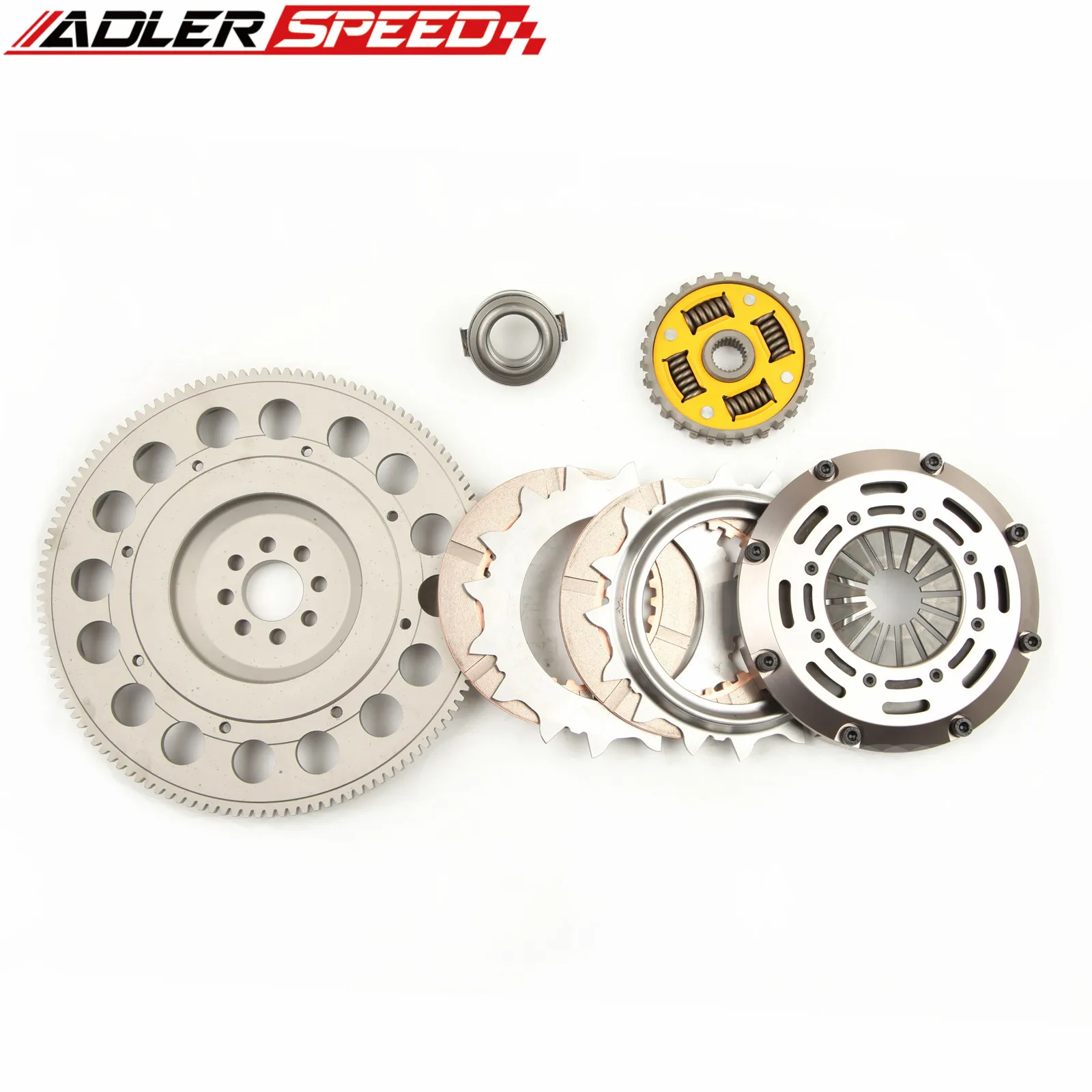 ADLERSPEED 스프링 클러치 트윈 디스크 & 플라이휠 (07-20 닛산 350Z 370Z 인피니티 G35 G37 용)