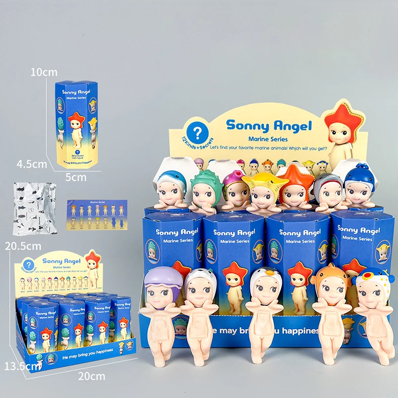 thumbnail image 1 of Lindo juguete para niños Sonny Angel Ocean Series Caja sorpresa 12 piezas/juego Muñeca de acción Kawaii Decoración de dormitorio para niños y niñas Regalo sorpresa, 1 of 5