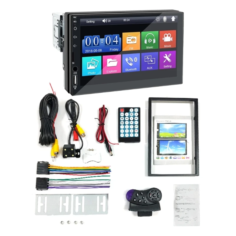 

68UF Stereo Radio MP5 AudiosMultimedia Player 7 Inch Rear View Camera Monitor Display