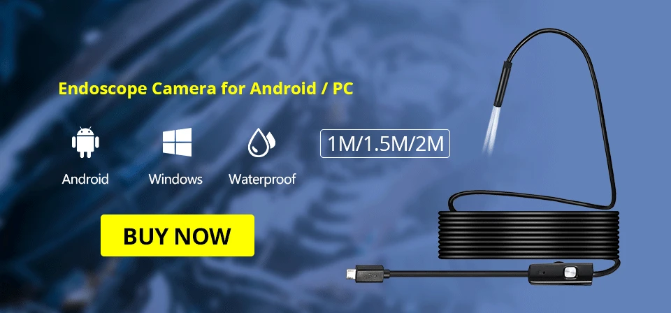 KERUI cámara endoscópica WiFi 1200P, minicámara de inspección impermeable, boroscopio USB para coche, para Iphone y Android, Smartphone|Cámaras de vigilancia| - AliExpress