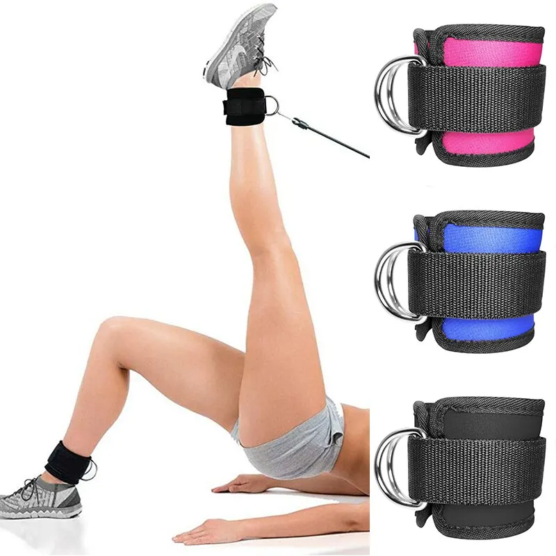 Ankle Straps for Cable Machines Padded Ankle Cuffs for Leg Exercise
