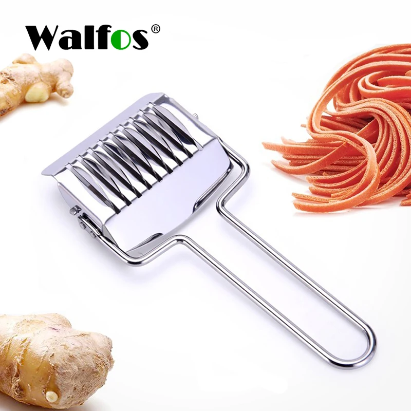 

WALFOS Kitchen Accessories Noodle Cutting Tools Stainless Steel Onion Chopper Slicer Garlic Cilantro Cutter Cooking Tools