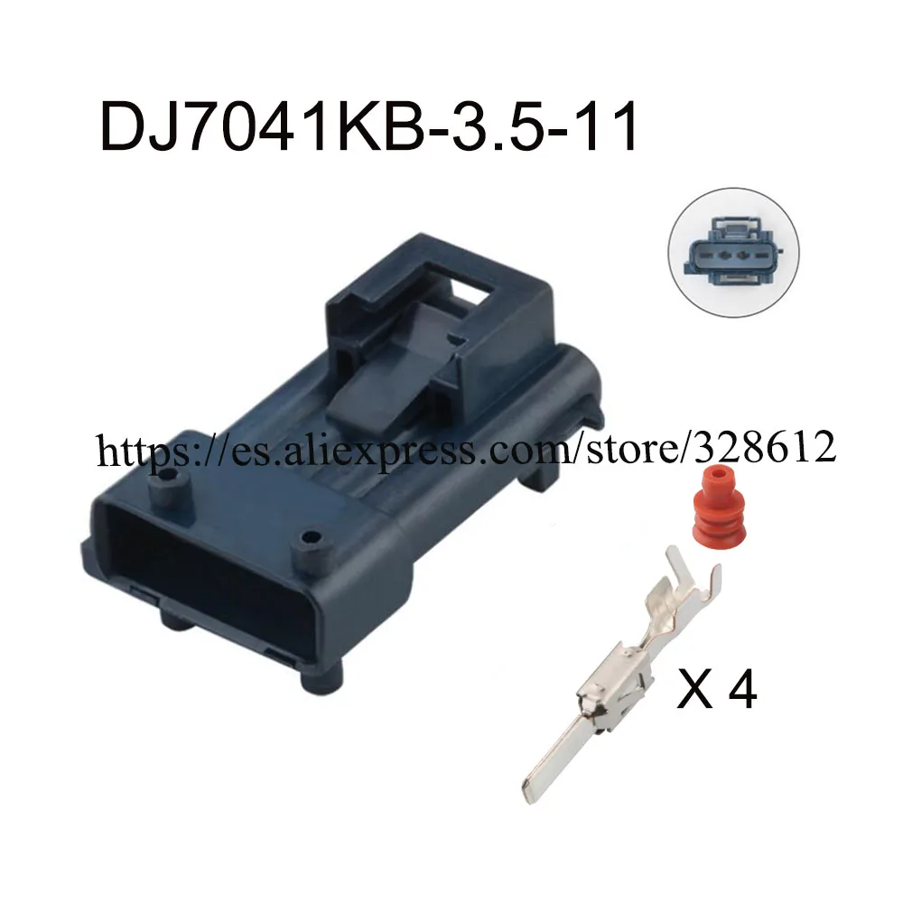 

DJ7041KB-3.5-11 car wire female male cable 4 pin connector automotive waterproof Plug socket Includes terminals seal