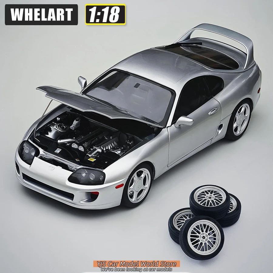 WHELART ダイキャストモデル 1/18 トヨタ スープラ A80 車模型 友達へ