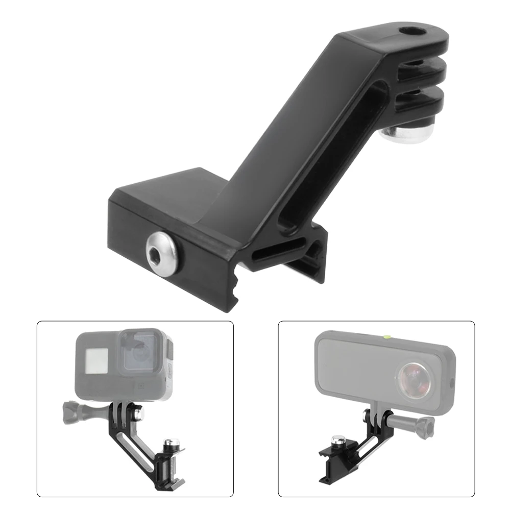 Staffa Laterale Action Camera Mount Adattatore Base Morsetto Accessori Neri Picatinny Rail Sports Universal Fit Per Insta360 One R