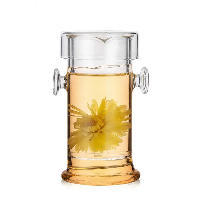 

[GRANDNESS] 210ml Heat-resistant Glass Kungfu Teapot Puerh Black Oolong Tea Lapsang Souchong Dahongpao Dianhong Infuser