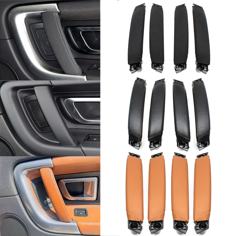 자동차 인테리어 왼쪽 오른쪽 도어 핸들 장식 크롬 트림 커버 스트립 Landrover Discovery Sport 2015-2019 LR076101 LR076102