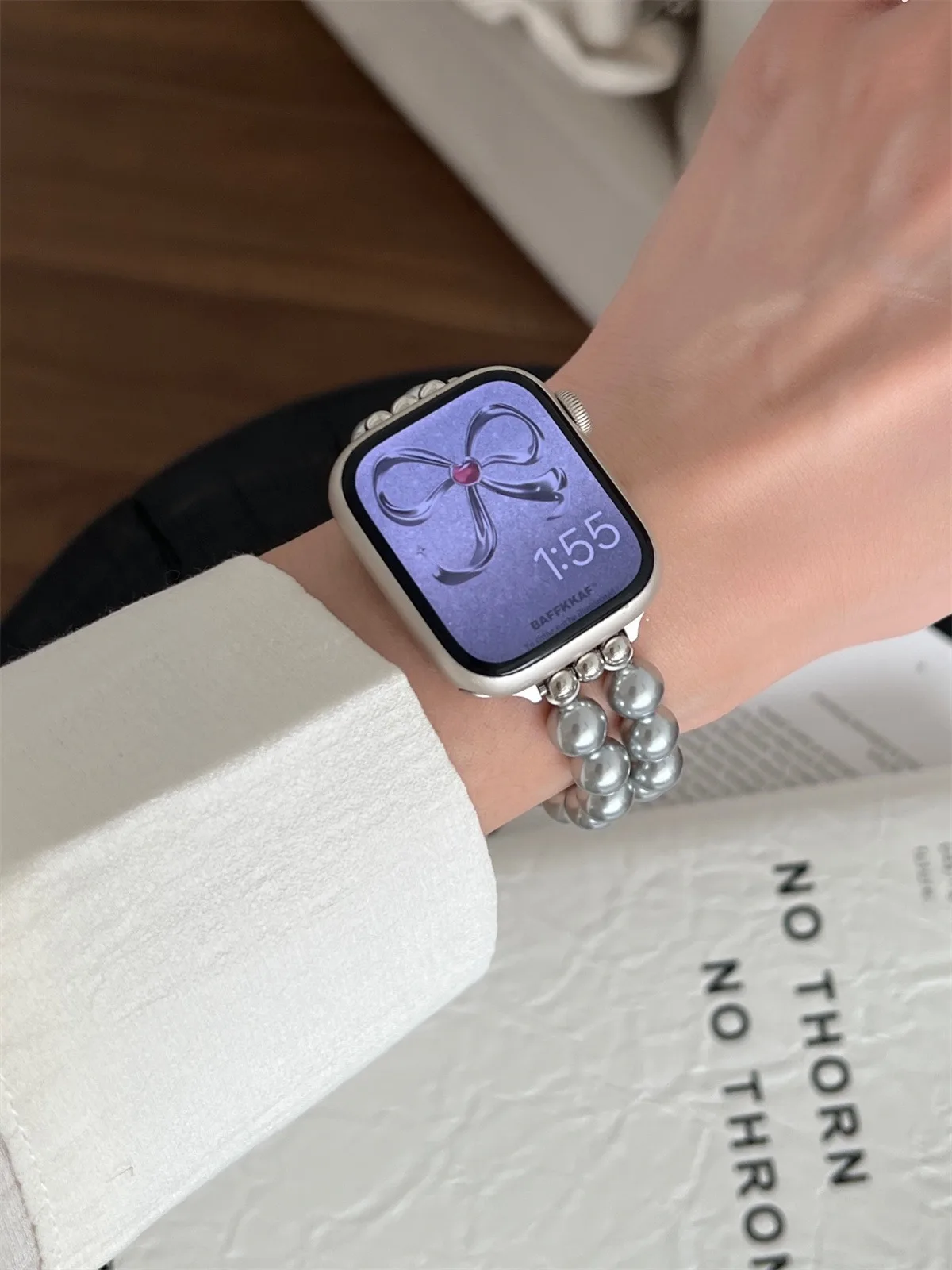 Nakit Pašček za pašček za Iwatch Ultra 2 Series 10/9/8/7/6/5 Modna zapestnica Pašček za uro 42/44/45/46/49 mm 38/40/41 mm_voghion.com