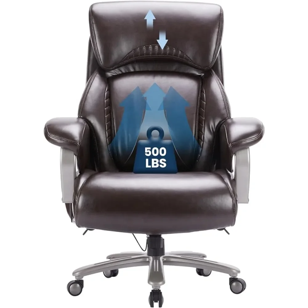 Big and Tall Office Chair 500lbs-Heavy Duty Ergonomic Computer Chair With Extra Wide Seat Gaming Furniture батарейка солевая gp greencell extra heavy duty aaa r03 2s 1 5в спайка 2 шт