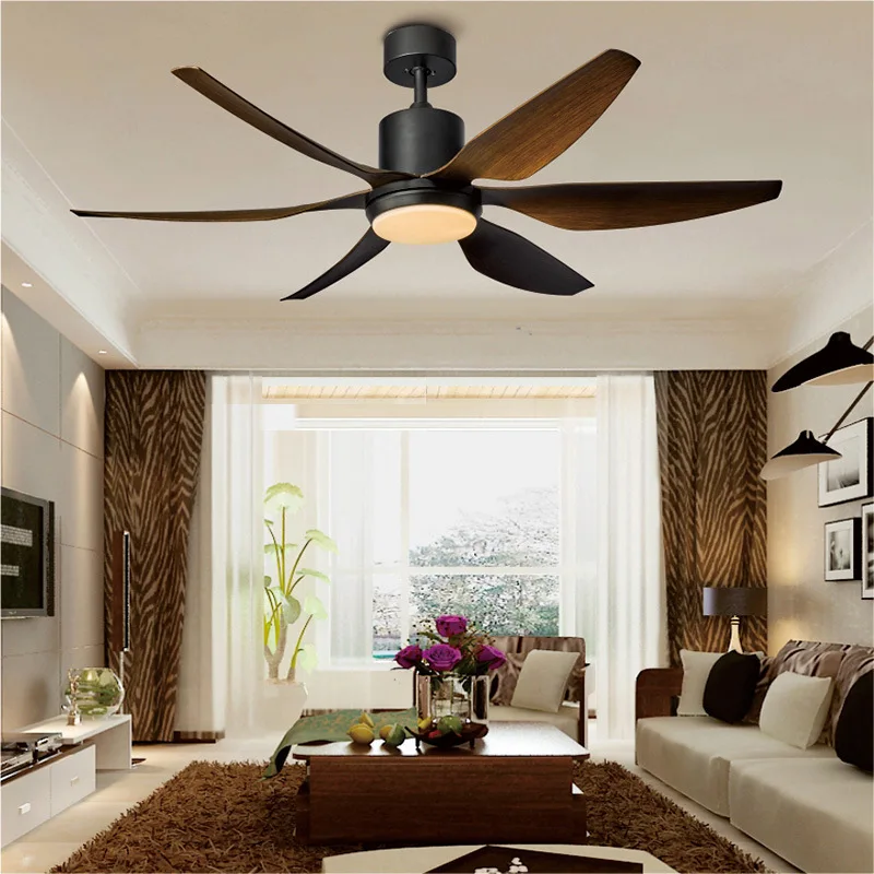 

54 66 Inch Ceiling Fan American Retro Large Industrial Ceiling Fan Light With Remote Control DC Living Room Ceiling Fans Lamp