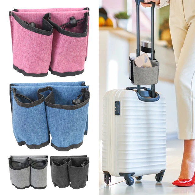 Luggage Travel Drink Bag Cup Holder For Suitcase Handles.Portable