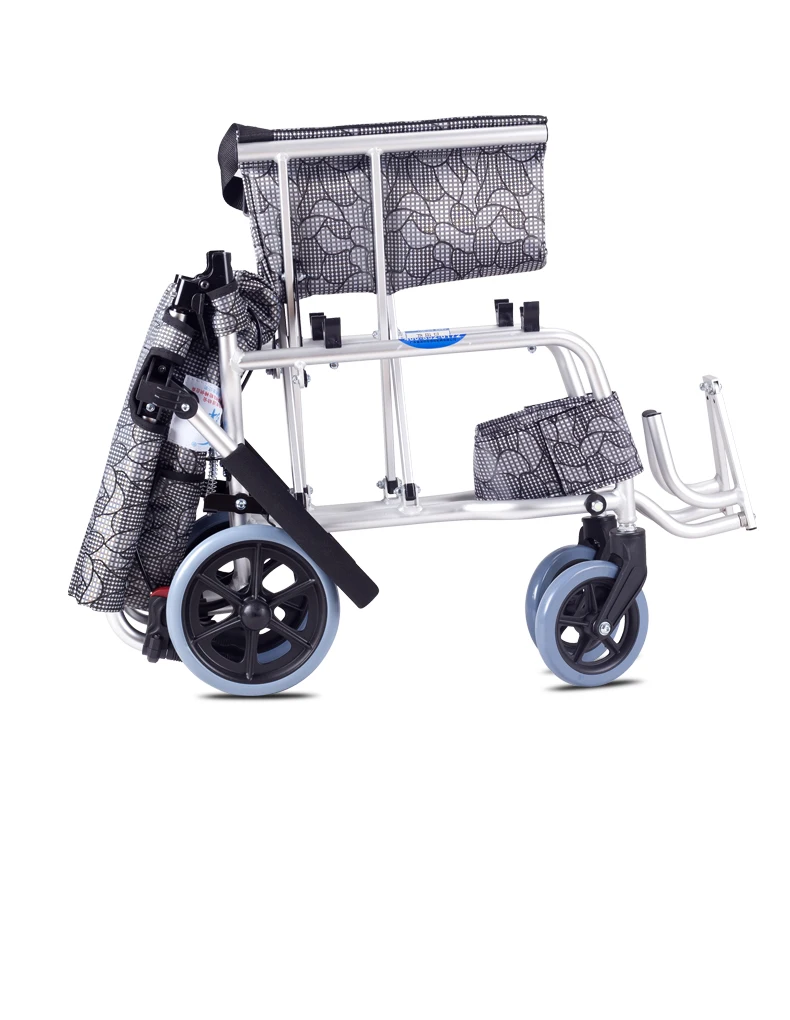 Safety Automatic Brake Disabled Wheelchair Lightweight Simple Travel Alloy Folding Ultra Light Small Children's Stroller