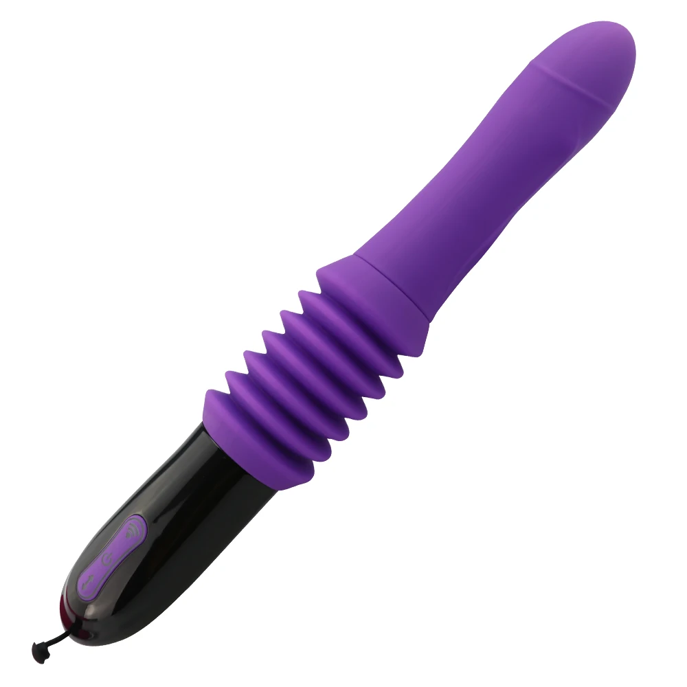 Wireless Remote Control Telescopic Cannon Machine, Women's Pull-out Vibration Massage Orgasm Masturbation Device, Adult Sex Toy