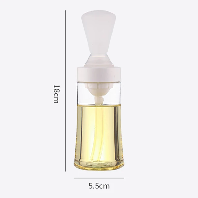 Gyakorlati Olajtartály Környezetbarát Baster Palack Hőálló Hordozható Sajtó Grill Olajpalack Kefék Készlet - Image 6