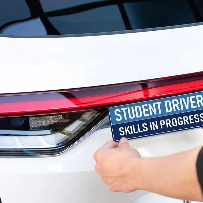 4Pcs Newbie Magnetic Car Sticker, Beginner ... - UK - View #2