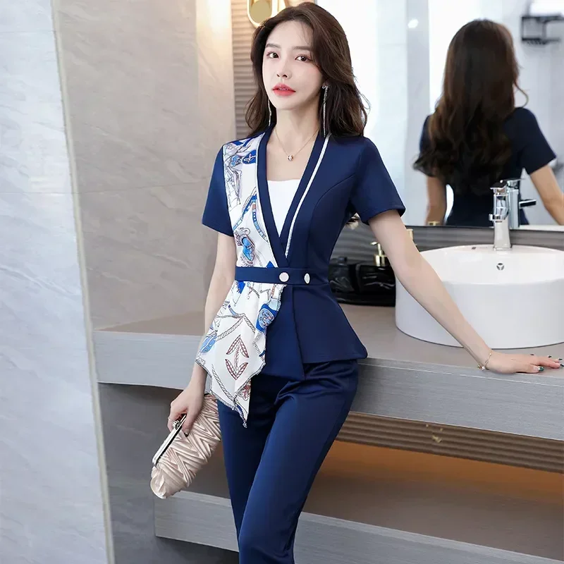 

Cafe Salon Spa Beautician Sexy Restaurant Uniform Beauty For Nail Desk Massage Woman Clothes Hotel Esthetic Outfit Waiter Work