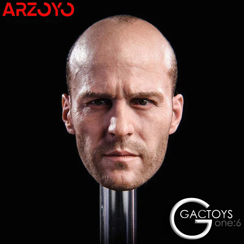 

GACtoys GC023 1/6 Male Soldier Head Carving Bald Movie Star Head Sculpt Model Fit 12 inch Action Figure Body In Stock