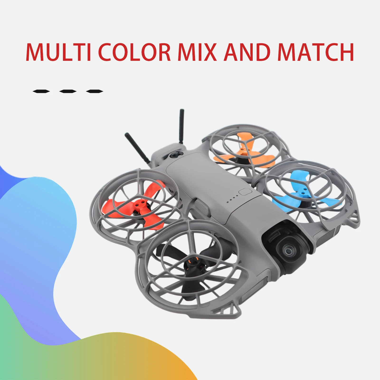 Pales d'hélice Neo2 pour DJI - Lot de 4, légères et colorées