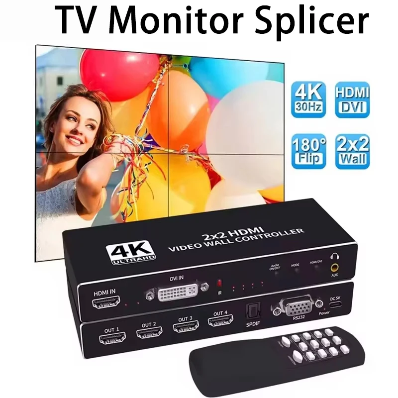 Ultra HD Video Wall Controller Processor with Versatile Display Configurations