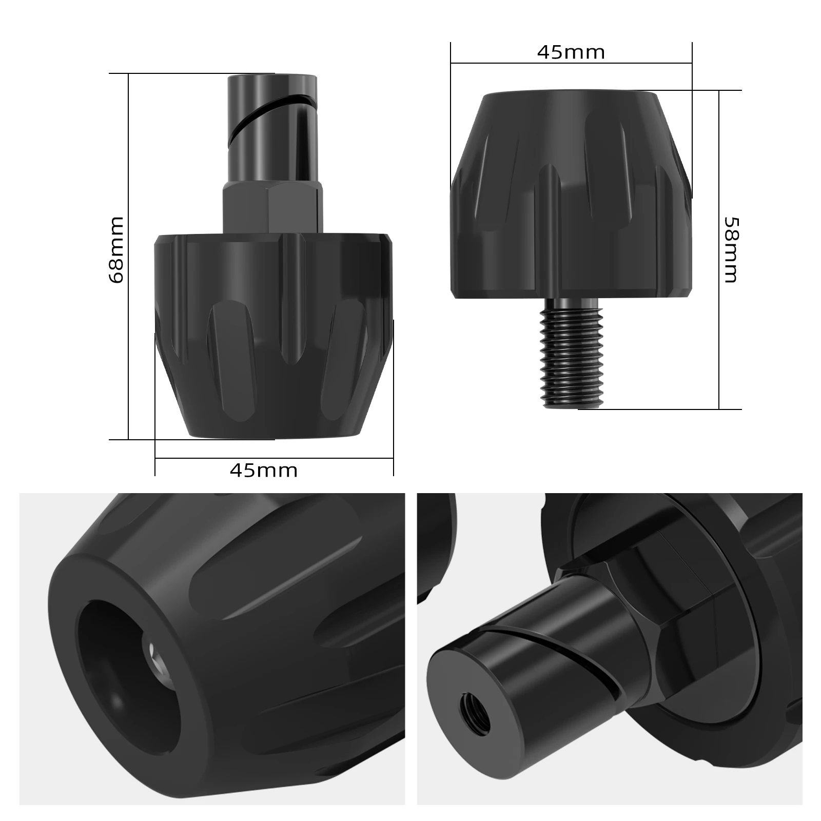Für BMW R1250GS 2019-2023 R1250GS Adventure 2019-2024 Vorne Hinten Rad Gabel Achse Crash Protector Slider R1250GS GSA R1250 GS ADV – Detail 14