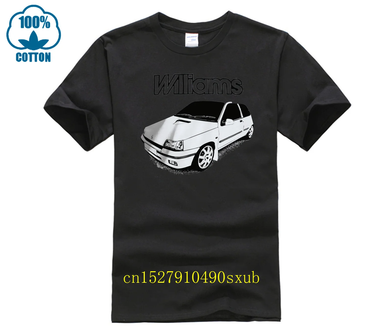 Clio Rs Williams 16S Maglietta Premium In Morbido Cotone Multi Colore S 3Xl Wrc