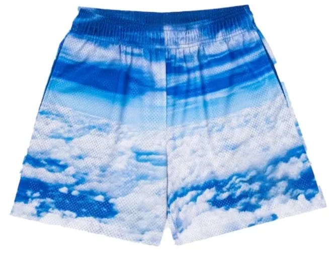 Neueste amerikanische Sky Series Shorts für Erwachsene und Kinder, farbenfrohe, vielfältige Sport-, Freizeit- und Urlaubs-3D-gedruckte Shorts, Strandshorts – Detail 3
