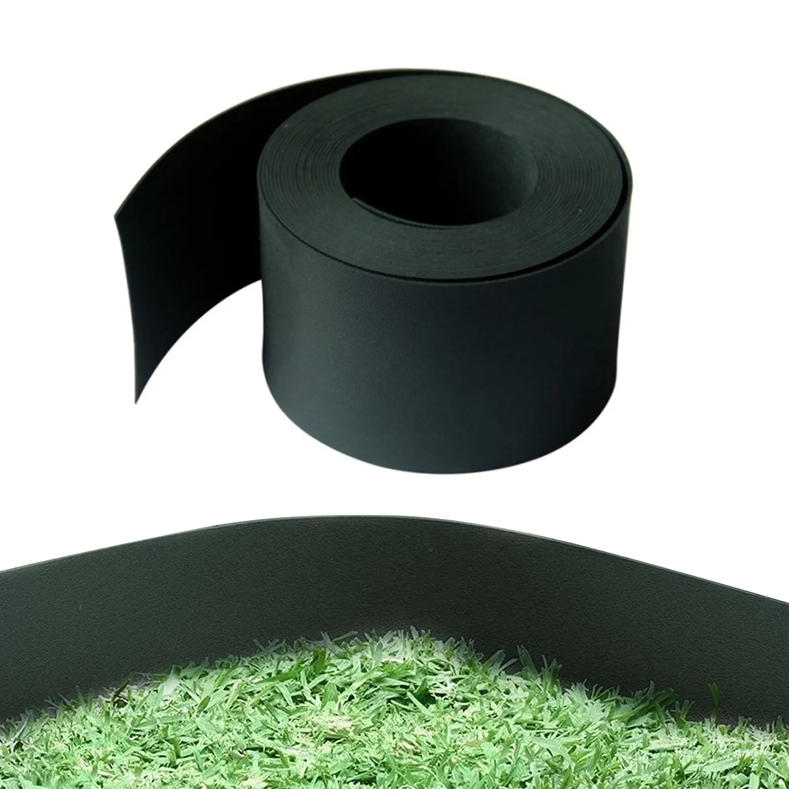 Garden Lawn Edging Plastic Landscape Edging Flexible DIY Decorative Fence Road Flower Grass
