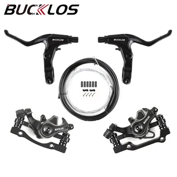 BUCKLOS Parte freno bicicletta Freni bici durevoli Livello Mountain Bike Freni anteriori posteriori Pinza Freni bicicletta Cavo Parte ciclismo