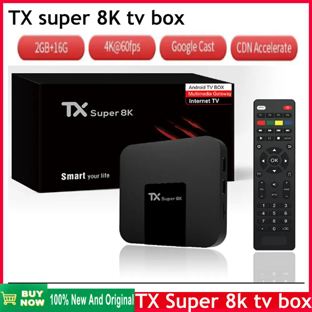 GenuineHighQualityDurableUsingAndroid110SmartTVBoxTXSuper8K