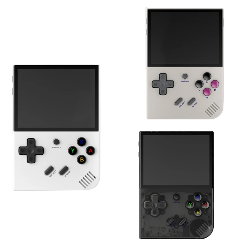 

RG35XX PLUS Retro Game Console 64GB 5000+ Classic Games 3.5In IPS Support -Compatible TV Game Player For Kids Gift