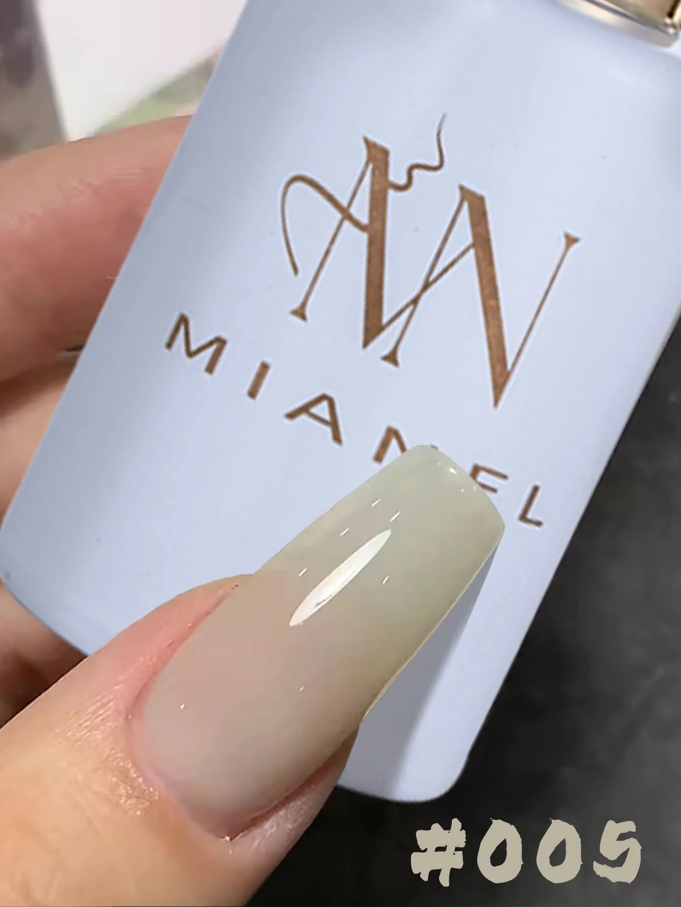 MIANEL 12ML Sommer Grüne Nägel Mint Mambo Jelly Gel Nagellack 2026 Neue Eisklare Milchig Blaugrüne Serie Gel-Lack – Detail 15