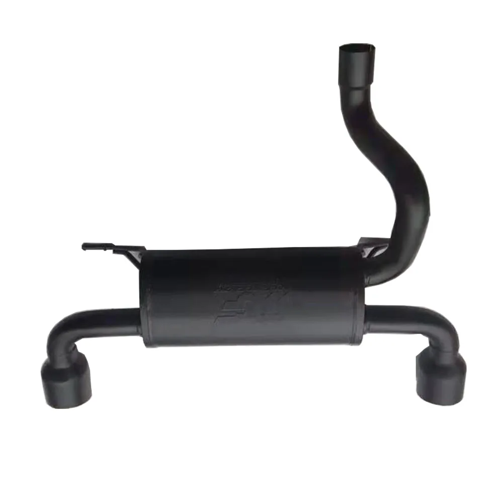 - 4X4 OFF-ROAD MUFFLER SYSTEM ACCESSORIES FIT FOR JEEP WRANGLER JL STEEL EXHAUST TIP KITS MODIFIED EXHAUST PIPE