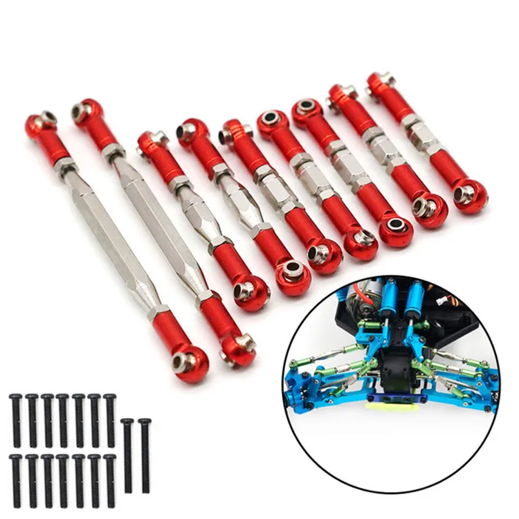 

WLtoys 1:12 RC Car Accessories 12428 0017/0018/0019/0020 Metal Upgrade Parts Metal tie rod Free shipping