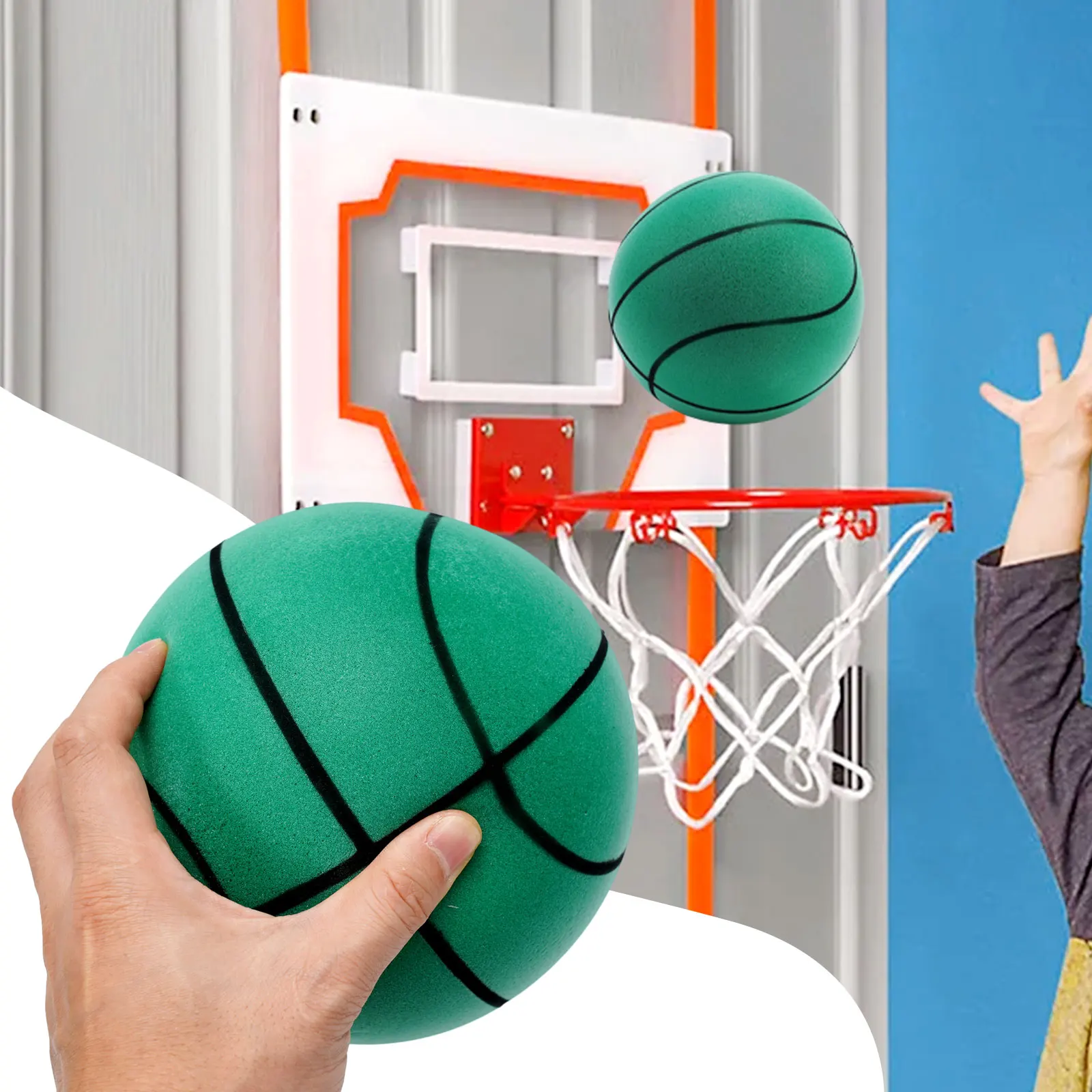 

High Quality Durable Practical Bouncing Ball Skip Ball Multifunctional Yellow/orange/green/blue/pink Rubber Balls