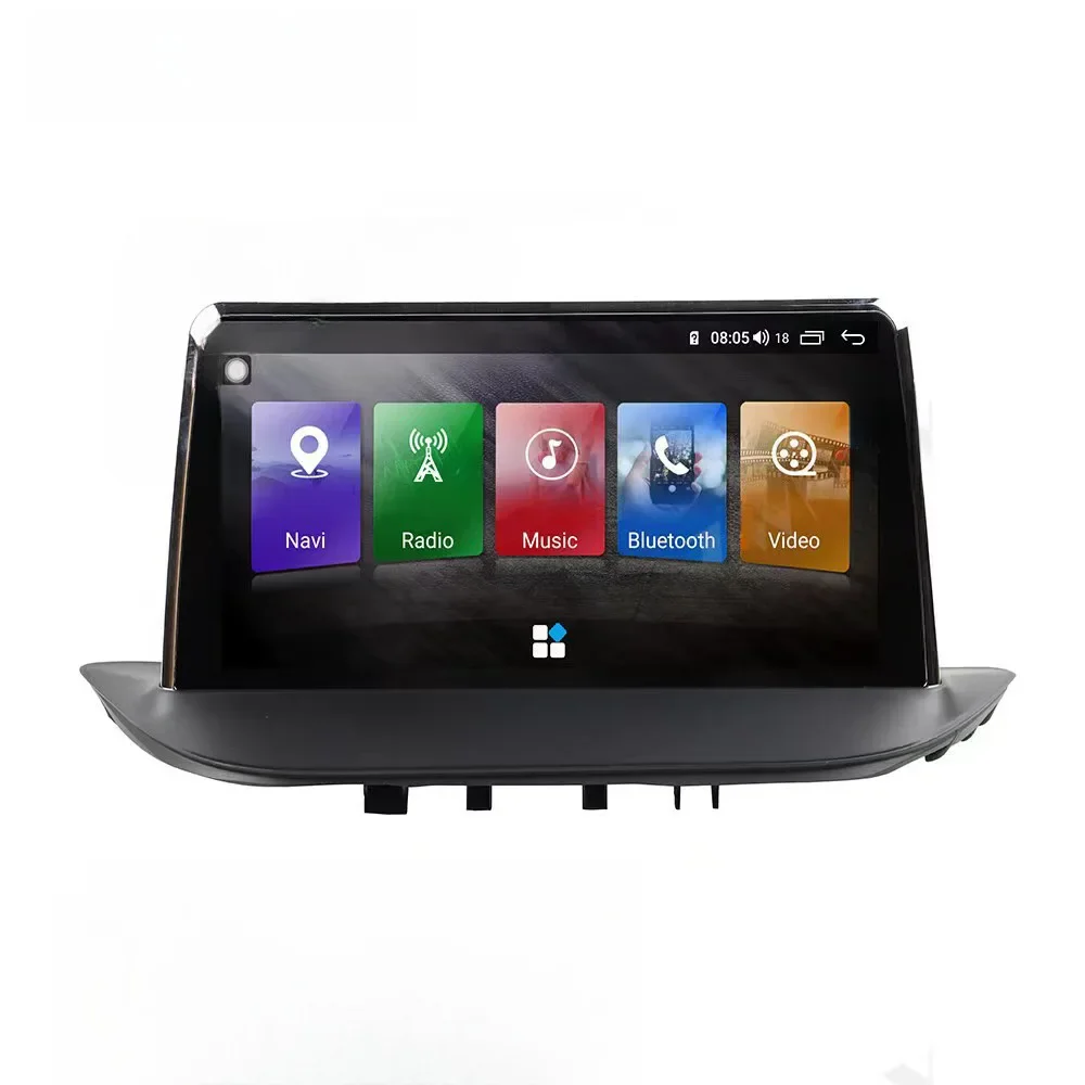 Universal Android Car Mount Navigation 9.66 Inch Touch Screen Carplay Rear View Mirror Compatible with Dongfeng Peugeot 308