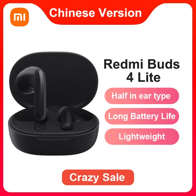 5/10 Pcs Wholesale Link Xiaomi Redmi Buds 4 Lite Global Edition Long  Battery Life Ture