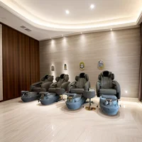 ETL Two Side Armrest Sliding With Fixed Remote Control  Luxury Spa Pedicure-Chair 2