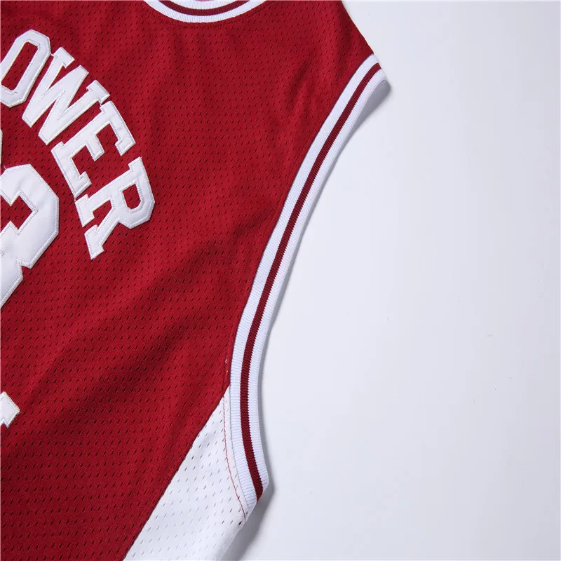 Lower Merion Jersey #33 High School Basketball Jersey Burgundy White