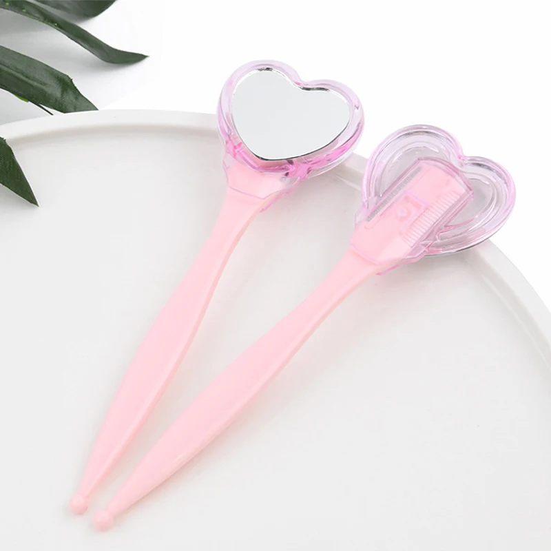 1Pcs Safe with mirror Ladies Face Shaver Eyebrow Trimmer Blade Anti-Scratch Razor Makeup Tools Eyebrow Trimmer Face Razor for Wo