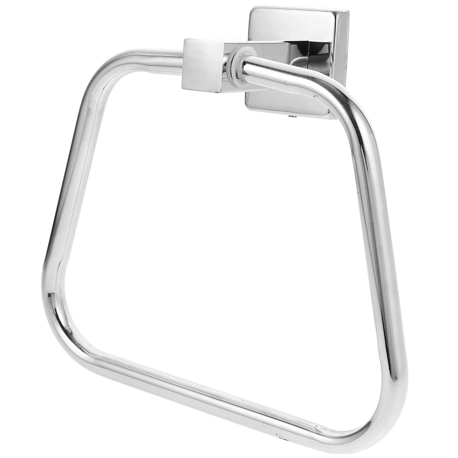 

Towel Ring Bathroom Kitchen Rack Hanger (304 Bright Square) 1pc Wall-mounted Holder Hand Hanging Shelf