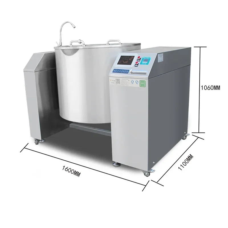 380V/30KW Tilt Type Soup Cooker High-power Swing Type Soup Cooker automatic Marinated Meat Sauce Frying Pan/mixing Can Be Added