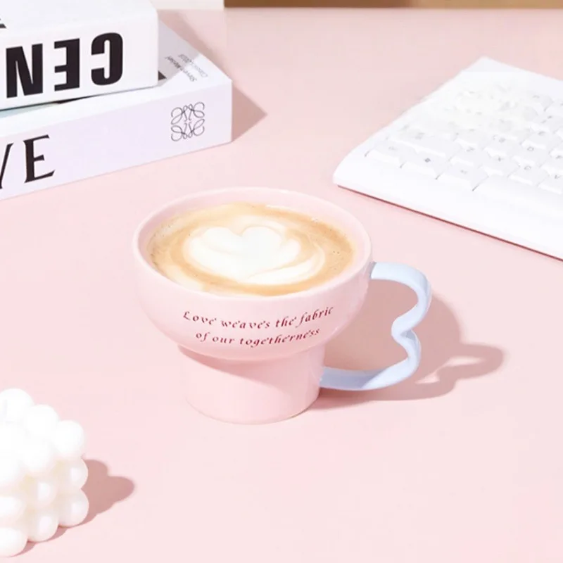 SOLECASA أكواب السيراميك معكرون سلسلة فنجان القهوة...