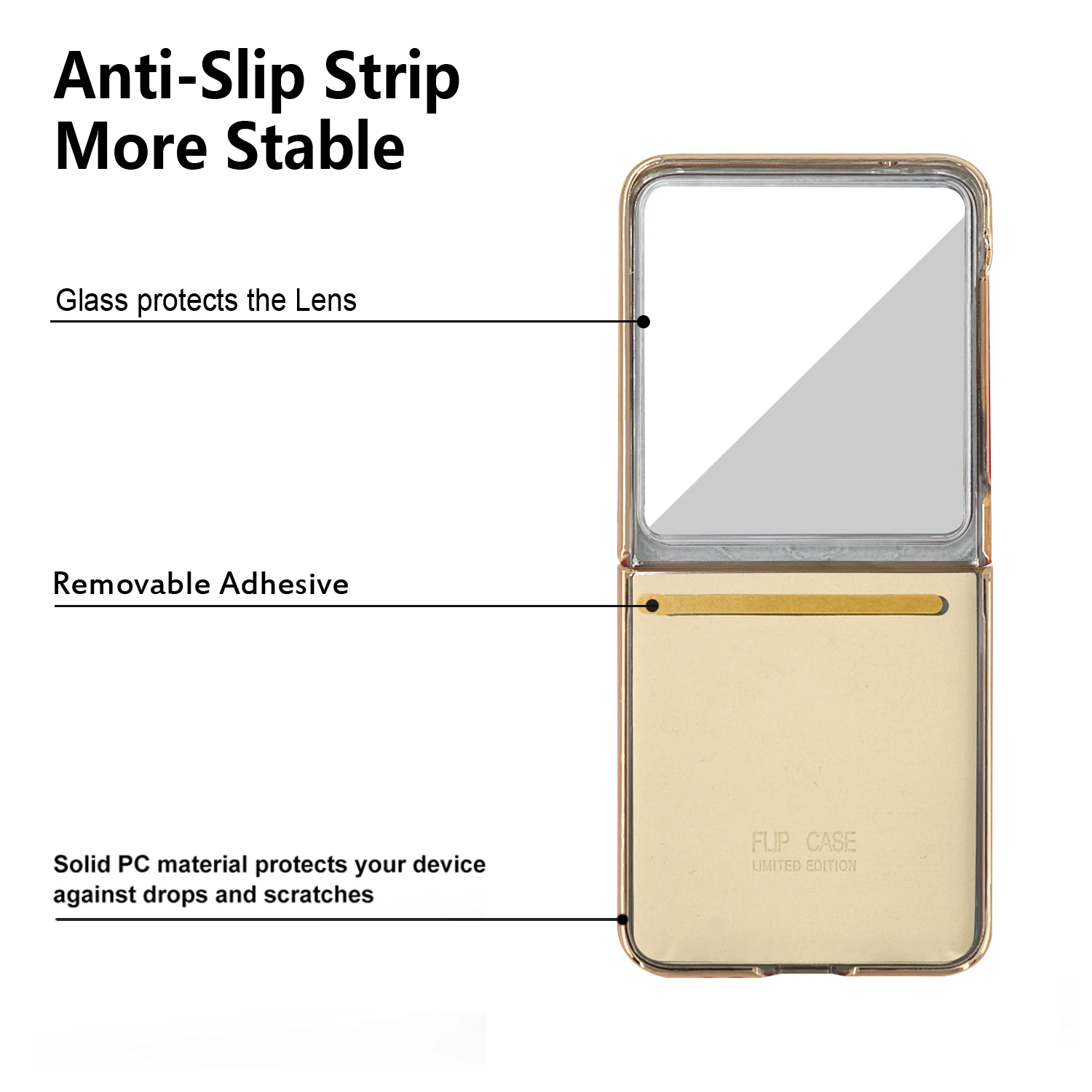 Luxury Ring Buckle PU Leather Phone Case with Back Cover